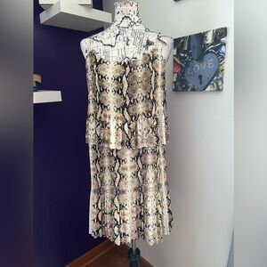 Gibson Python Print Dress NWT